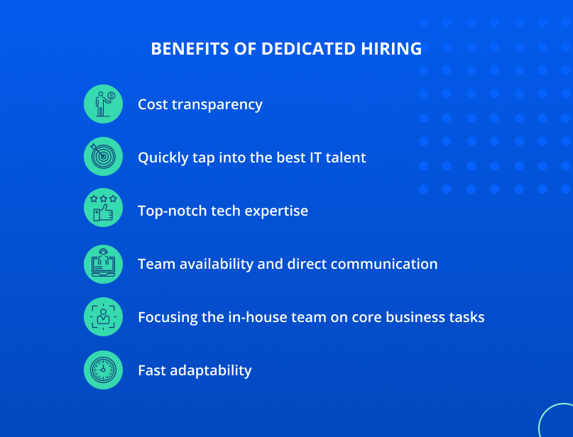 Benefits of dedicated hiring